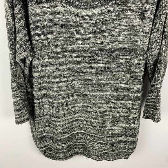 Field Flower Cowl Neck Cotton Blend Knit Sweater Medium Heathered Grey - Picture 7 of 14